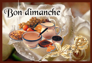 Gif animé Bon dimanche dàjeunà